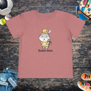 Soft Cotton Toddler Bunny Tee - Basket Boss Easter - Dipaliz - Baby & Clothing