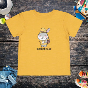 Soft Cotton Toddler Bunny Tee - Basket Boss Easter - Dipaliz - Baby & Clothing