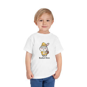 Soft Cotton Toddler Bunny Tee - Basket Boss Easter - Dipaliz - Baby & Clothing