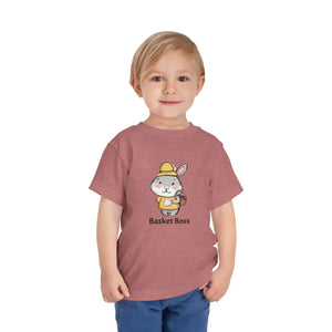 Soft Cotton Toddler Bunny Tee - Basket Boss Easter - Dipaliz - Baby & Clothing