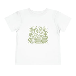 Colorful Bunny Toddler Tee - Short Sleeve Easter - Dipaliz - Baby & Tops