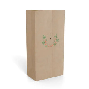 Paper Gift Bag - Hand-drawn Bunny Rabbit Design - Dipaliz - 6.25’’ x 12.5’’ / Kraft / Gifts Online