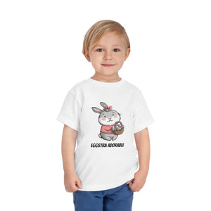 Eggstra Adorable Toddler Tee - Bunny Rabbit Easter - Dipaliz - Baby & Clothing