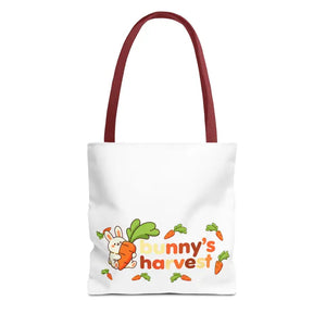 Harvest Tote Bag - Cute Carrot Bunny Spring Canvas - Dipaliz - 13’’ × / Red Gifts Online