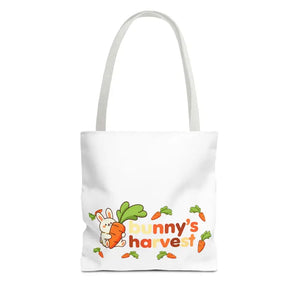 Harvest Tote Bag - Cute Carrot Bunny Spring Canvas - Dipaliz - 13’’ × / White Gifts Online