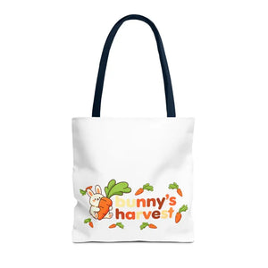 Harvest Tote Bag - Cute Carrot Bunny Spring Canvas - Dipaliz - 16’’ × / Navy Gifts Online