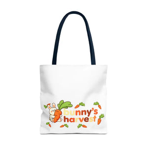 Harvest Tote Bag - Cute Carrot Bunny Spring Canvas - Dipaliz - 18’’ × / Navy Gifts Online