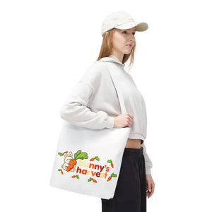 Harvest Tote Bag - Cute Carrot Bunny Spring Canvas - Dipaliz - Gifts Online