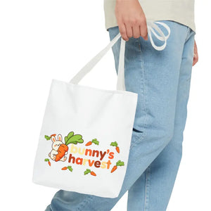 Harvest Tote Bag - Cute Carrot Bunny Spring Canvas - Dipaliz - Gifts Online