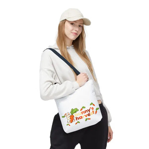 Harvest Tote Bag - Cute Carrot Bunny Spring Canvas - Dipaliz - Gifts Online