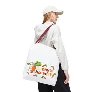 Harvest Tote Bag - Cute Carrot Bunny Spring Canvas - Dipaliz - Gifts Online