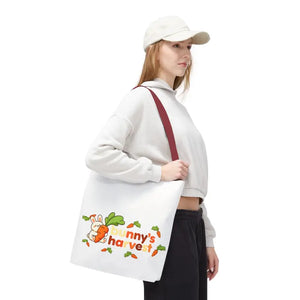 Harvest Tote Bag - Cute Carrot Bunny Spring Canvas - Dipaliz - Gifts Online