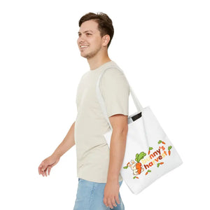 Harvest Tote Bag - Cute Carrot Bunny Spring Canvas - Dipaliz - Gifts Online
