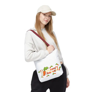 Harvest Tote Bag - Cute Carrot Bunny Spring Canvas - Dipaliz - Gifts Online