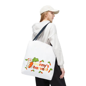 Harvest Tote Bag - Cute Carrot Bunny Spring Canvas - Dipaliz - Gifts Online