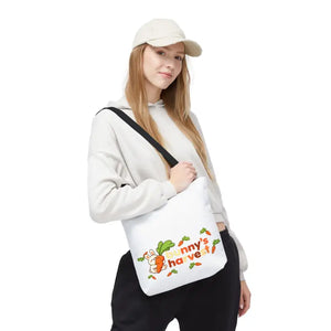 Harvest Tote Bag - Cute Carrot Bunny Spring Canvas - Dipaliz - Gifts Online