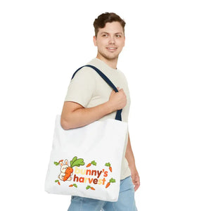 Harvest Tote Bag - Cute Carrot Bunny Spring Canvas - Dipaliz - Gifts Online