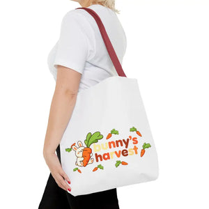 Harvest Tote Bag - Cute Carrot Bunny Spring Canvas - Dipaliz - Gifts Online