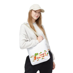 Harvest Tote Bag - Cute Carrot Bunny Spring Canvas - Dipaliz - Gifts Online