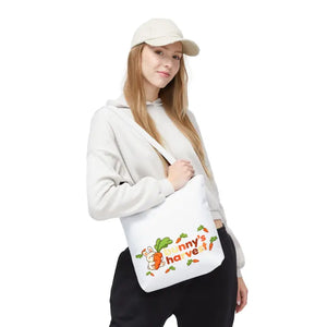 Harvest Tote Bag - Cute Carrot Bunny Spring Canvas - Dipaliz - Gifts Online