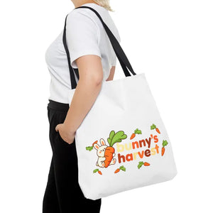 Harvest Tote Bag - Cute Carrot Bunny Spring Canvas - Dipaliz - Gifts Online
