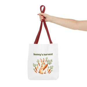 Harvest Tote Bag - Cute Easter Bunny Carrots Canvas - Dipaliz - Gifts Online