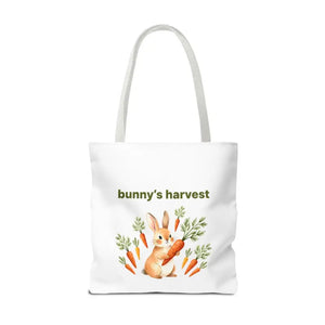 Harvest Tote Bag - Cute Easter Bunny Carrots Canvas - Dipaliz - Gifts Online