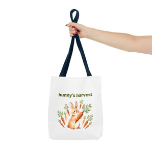 Harvest Tote Bag - Cute Easter Bunny Carrots Canvas - Dipaliz - Gifts Online