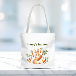 Harvest Tote Bag - Cute Easter Bunny Carrots Canvas - Dipaliz - Gifts Online