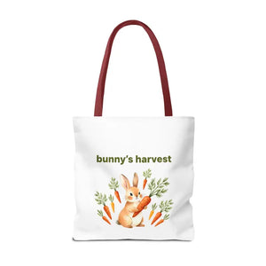Harvest Tote Bag - Cute Easter Bunny Carrots Canvas - Dipaliz - Gifts Online