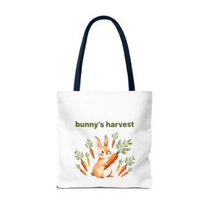 Harvest Tote Bag - Cute Easter Bunny Carrots Canvas - Dipaliz - Gifts Online