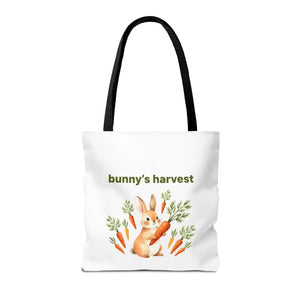 Harvest Tote Bag - Cute Easter Bunny Carrots Canvas - Dipaliz - Gifts Online