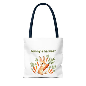 Harvest Tote Bag - Cute Easter Bunny Carrots Canvas - Dipaliz - Gifts Online