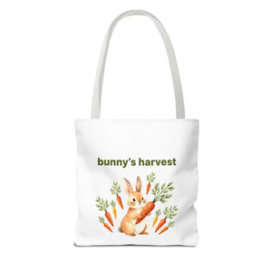 Harvest Tote Bag - Cute Easter Bunny Carrots Canvas - Dipaliz - Gifts Online