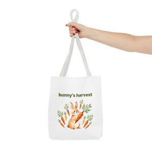 Harvest Tote Bag - Cute Easter Bunny Carrots Canvas - Dipaliz - Gifts Online