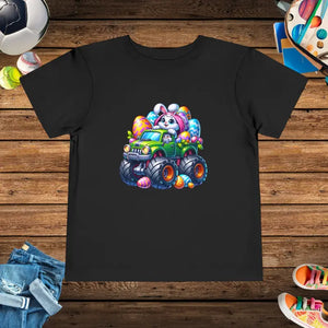 Easter Bunny Tee - Adorable Cotton Kids Shirt - Dipaliz - Black / 2t - T-shirts