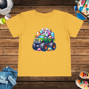 Easter Bunny Tee - Adorable Cotton Kids Shirt - Dipaliz - Heather Yellow Gold / 2t - T-shirts