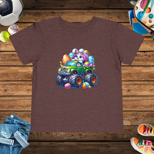 Easter Bunny Tee - Adorable Cotton Kids Shirt - Dipaliz - Heather Maroon / 2t - T-shirts