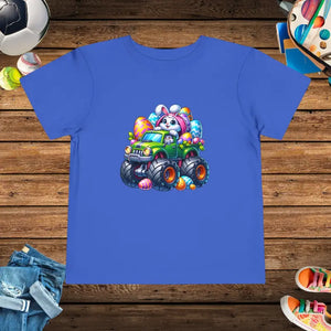 Easter Bunny Tee - Adorable Cotton Kids Shirt - Dipaliz - True Royal / 2t - T-shirts