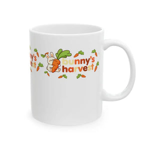 Harvest Ceramic Mug - Cute Easter Bunny Design - Dipaliz