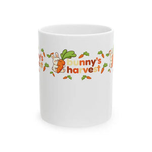 Harvest Ceramic Mug - Cute Easter Bunny Design - Dipaliz