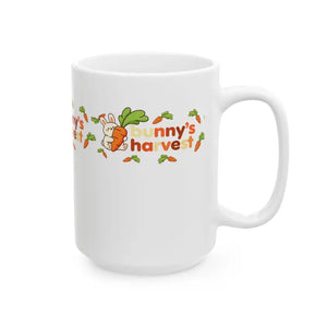 Harvest Ceramic Mug - Cute Easter Bunny Design - Dipaliz