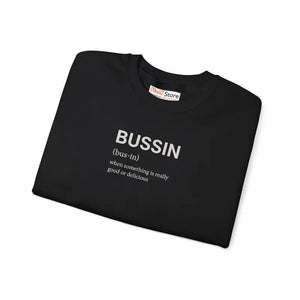 Bussin Crewneck Sweatshirt Cozy Vibes Pullover - Dipaliz - Sweatshirts