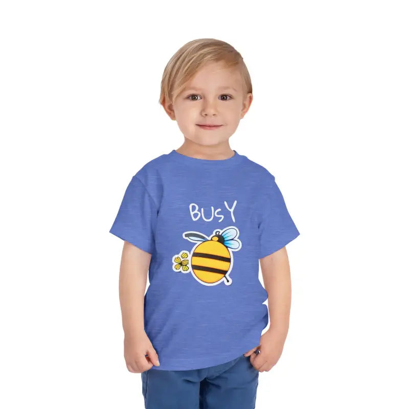 Busy Bee Short Sleeve Tee for Toddlers - Soft Cotton Comfort - Kids Clothes