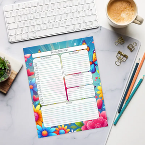 Butterfly Daily Planner Notepad - Magical Organization - Dipaliz - Notepads