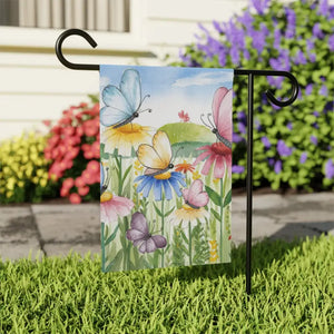 Cheerful House Banner - Durable Poly Poplin-canvas - Dipaliz - 12’’ × 18’’ - Flags & Windsocks