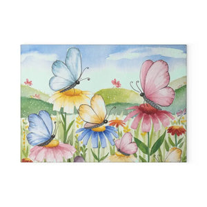 Butterfly Glass Cutting Board - Chic Kitchen Style - Dipaliz - Boards