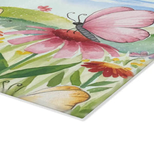 Butterfly Glass Cutting Board - Chic Kitchen Style - Dipaliz - Boards