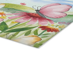 Butterfly Glass Cutting Board - Chic Kitchen Style - Dipaliz - Boards