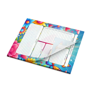 Whimsical Butterfly Daily Planner Notepad - Stylish - Dipaliz - Notepads